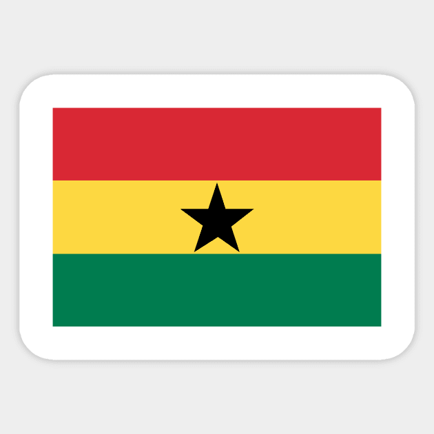 Ghana Sticker by Wickedcartoons